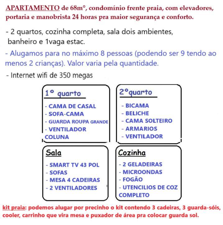 Apto 2Dorm Wifi 150M Da Praia Aviacao Praia Grande 1Vaga Estac Veja Todas Fotos Bagian luar foto